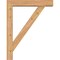 Ekena Millwork Traditional Block Smooth Bracket w/ Offset Brace, Western Red Cedar, 5 1/2"W x 28"D x 36"H BKT0604X28X36TRA05SWR - alternate 3